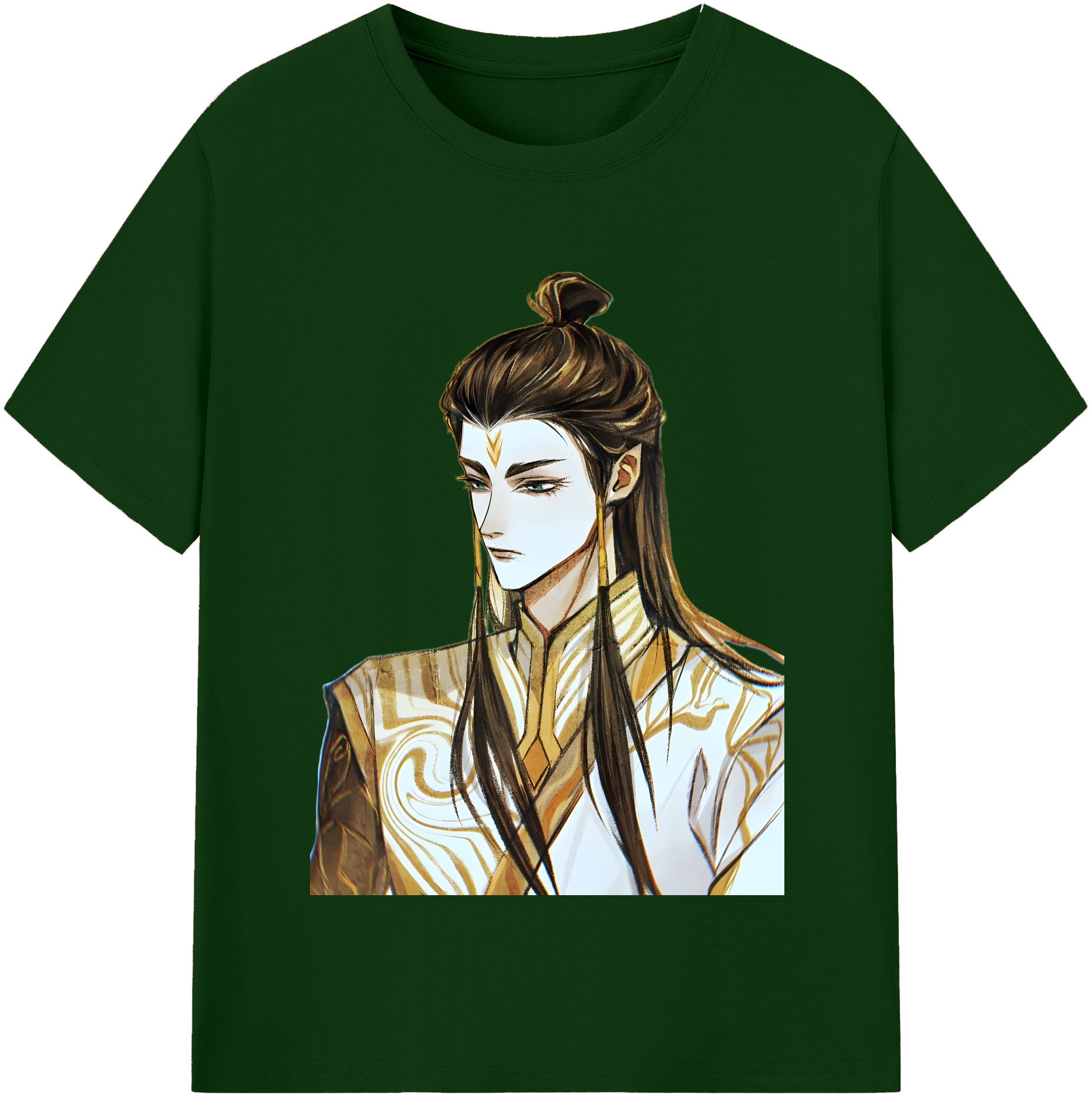 （画像用） Ne Zha 2 ナタ 魔童の大暴れ 綿100％半袖Tシャツ（フロントプリント）